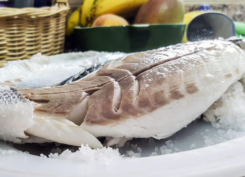 Pescado a la sal