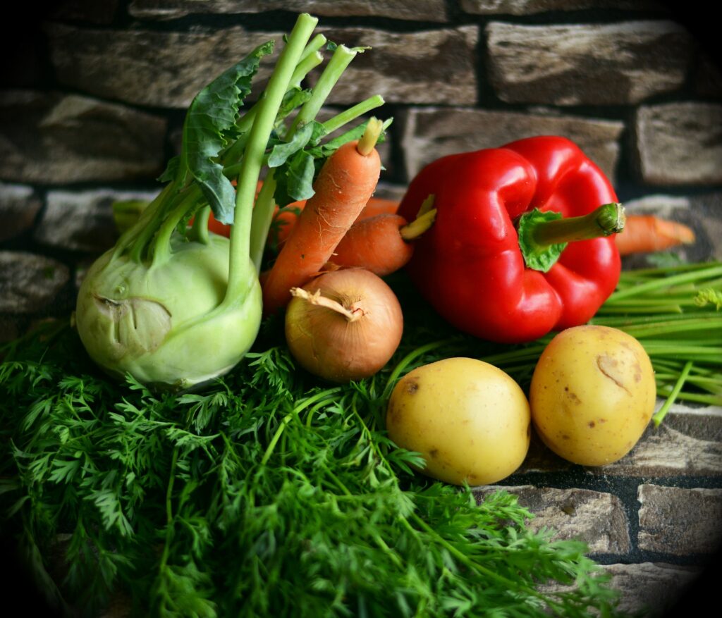 verduras receta pastel