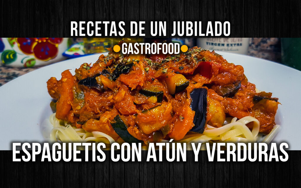 Espaguetis con verduras
